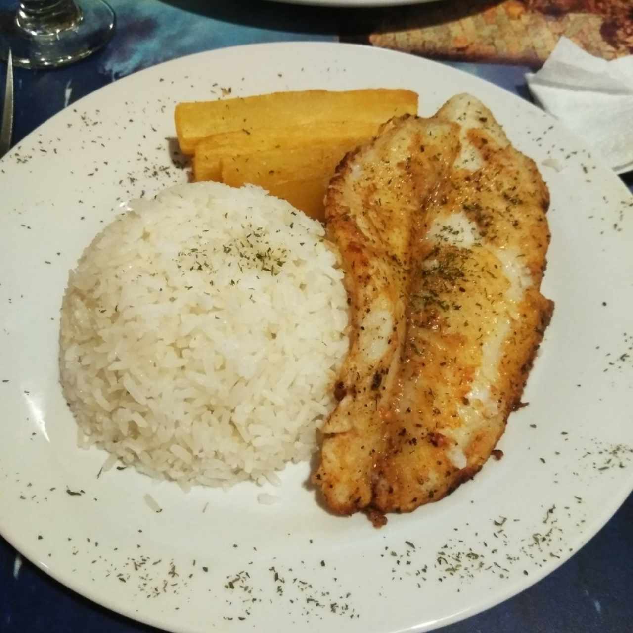 corvina and rice