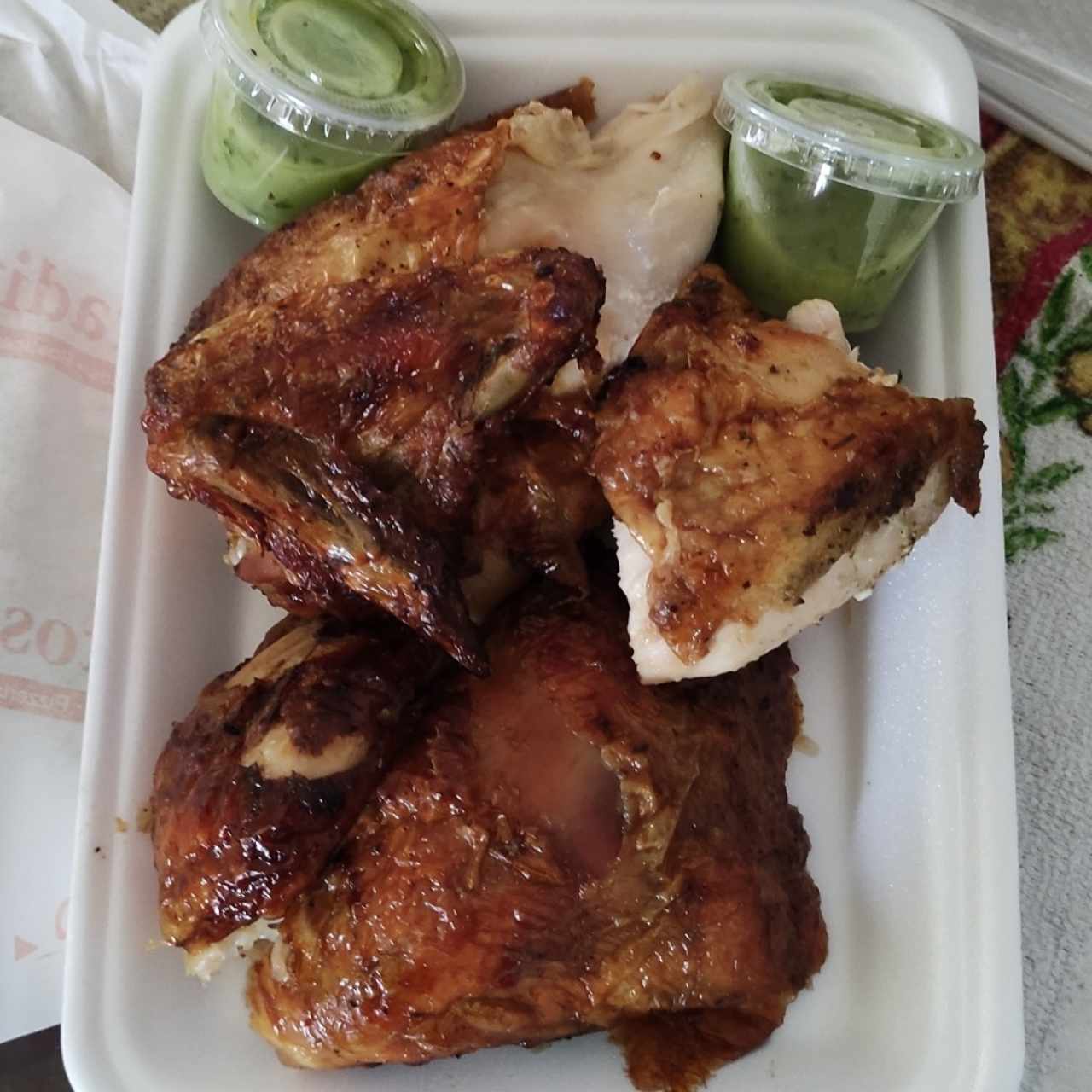 Platos - 1/2 de Pollo