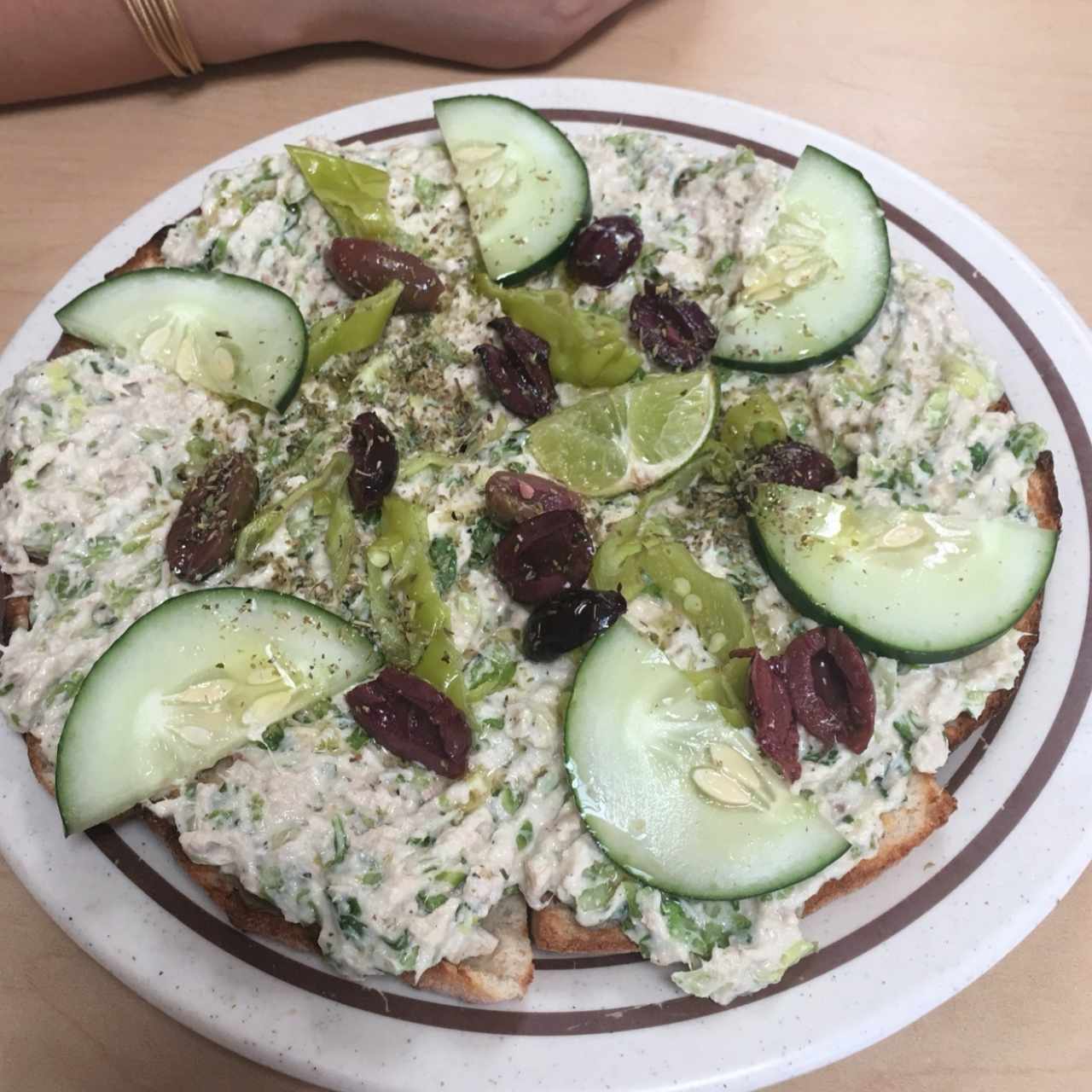 Ensalada de Tuna en Tostada