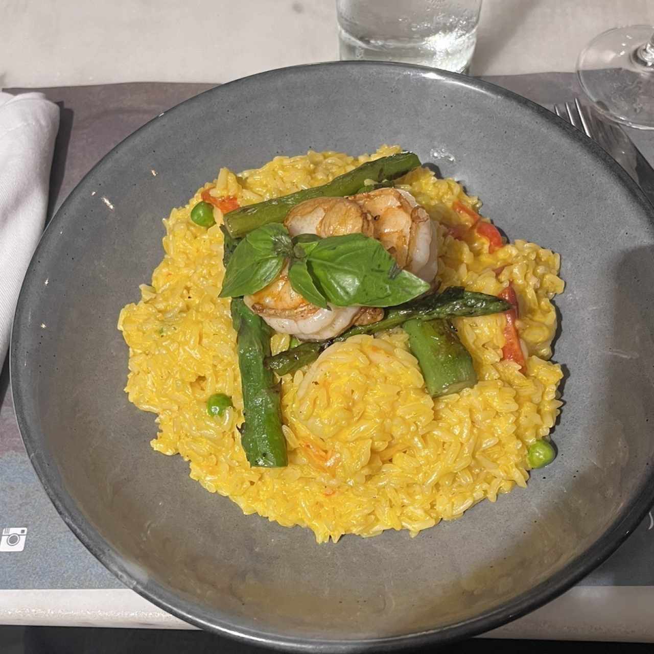 ÍTALO PERUANO - RISOTTO DE LANGOSTINOS