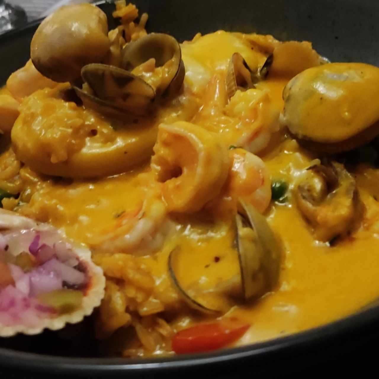 Cazuela de arroz con Mariscos