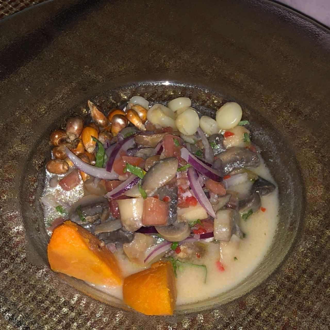 ceviche de hongos