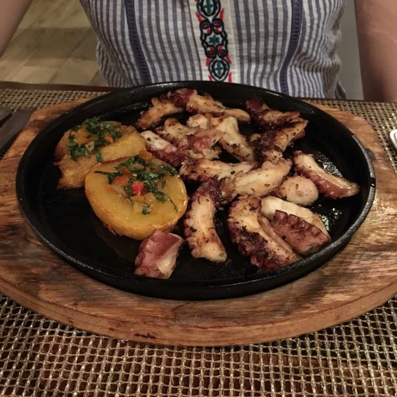 Pulpo al carbón