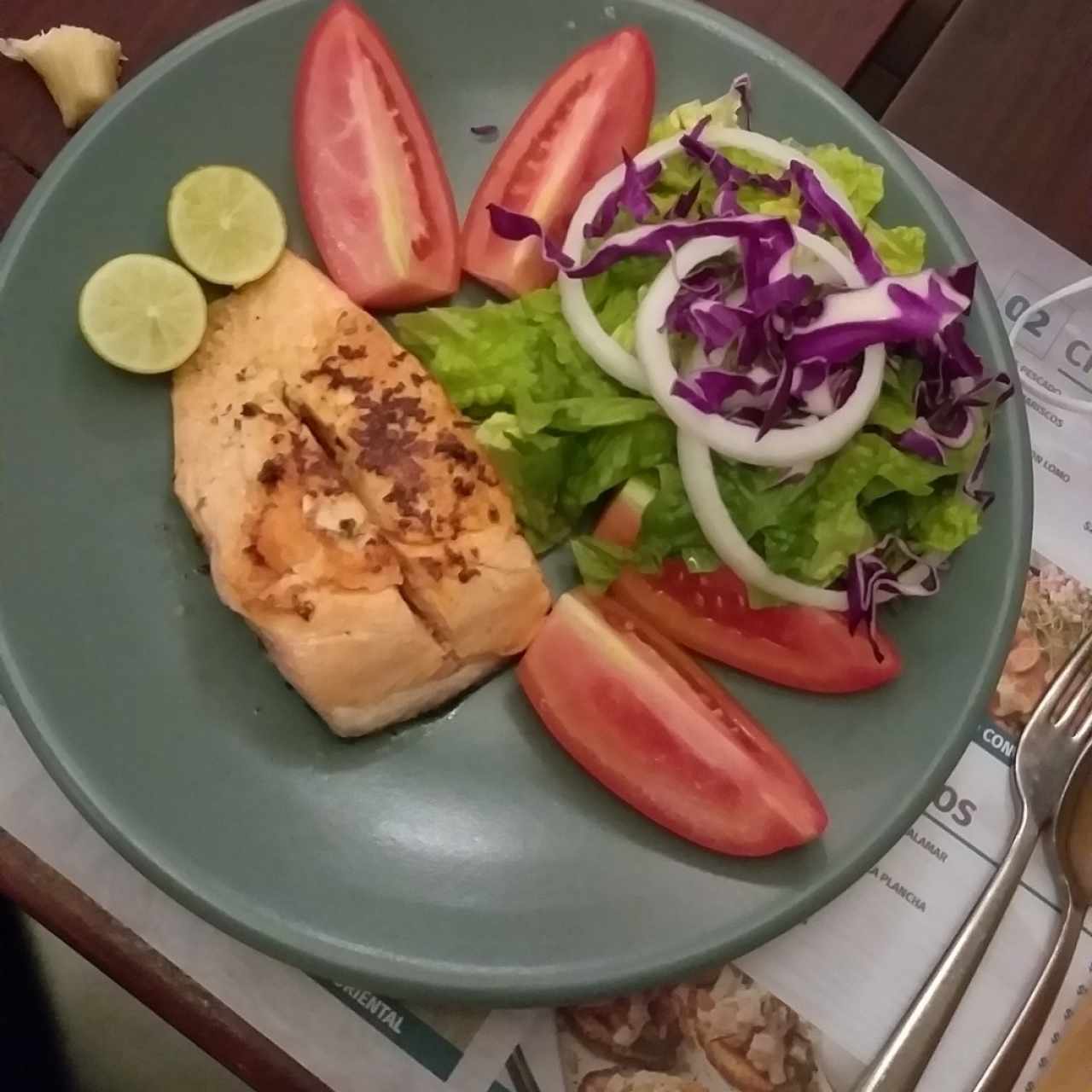 Salmón a la Parrilla