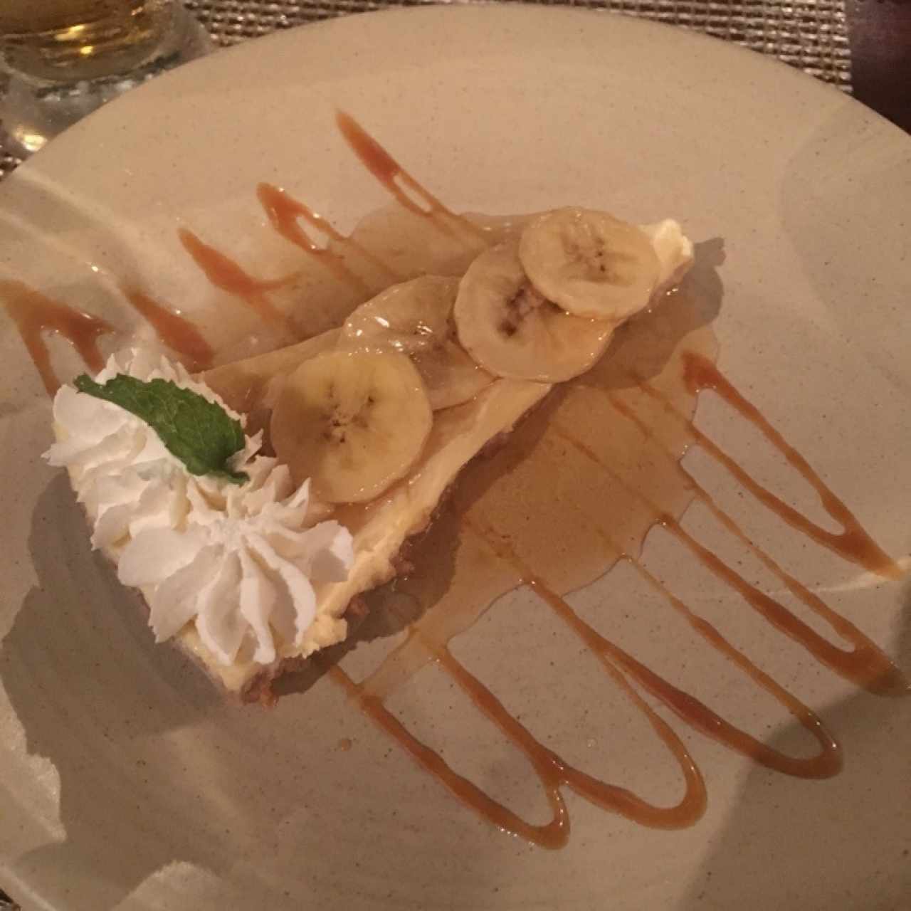 Banana cheesecake