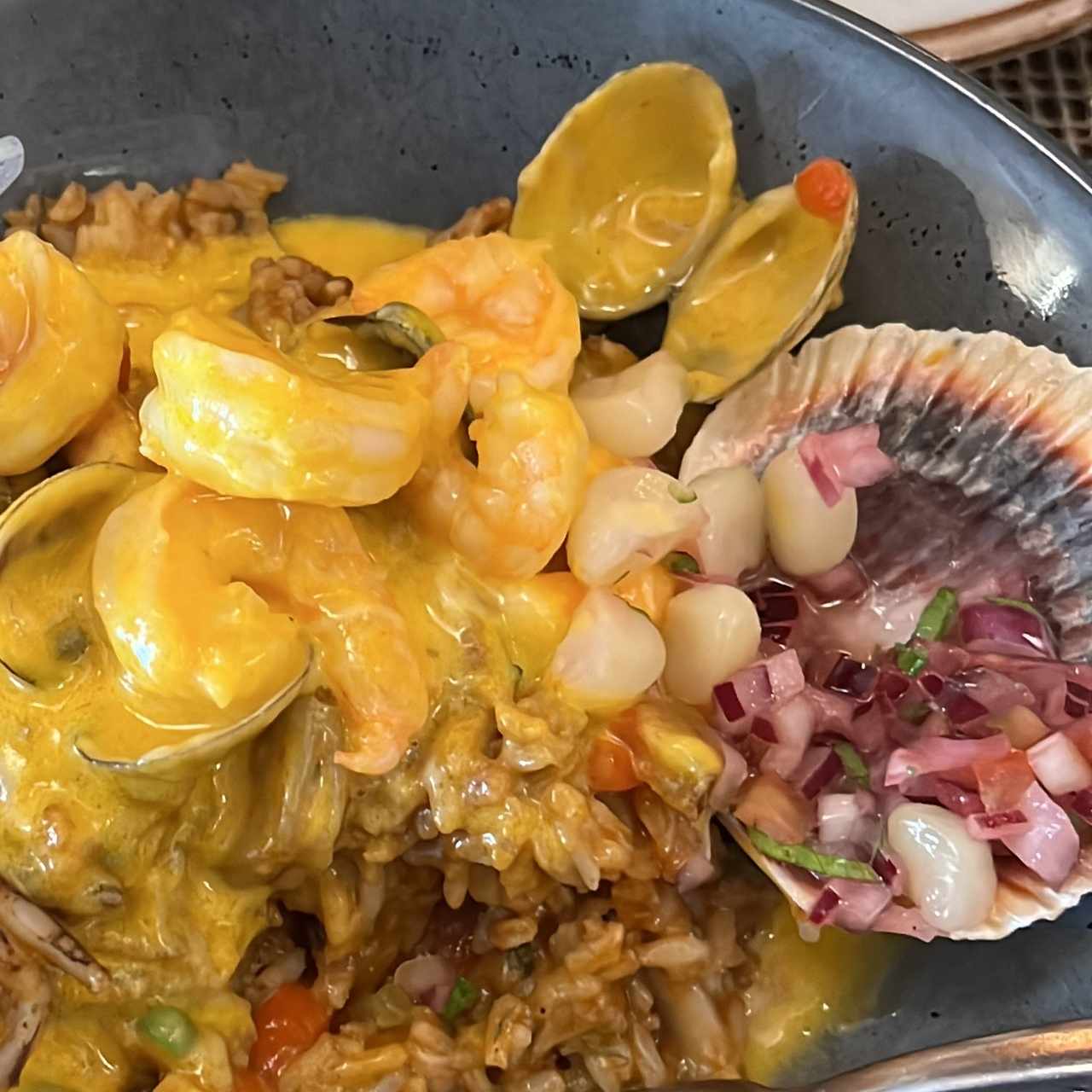 ARROZ CALLAO CON MARISCOS