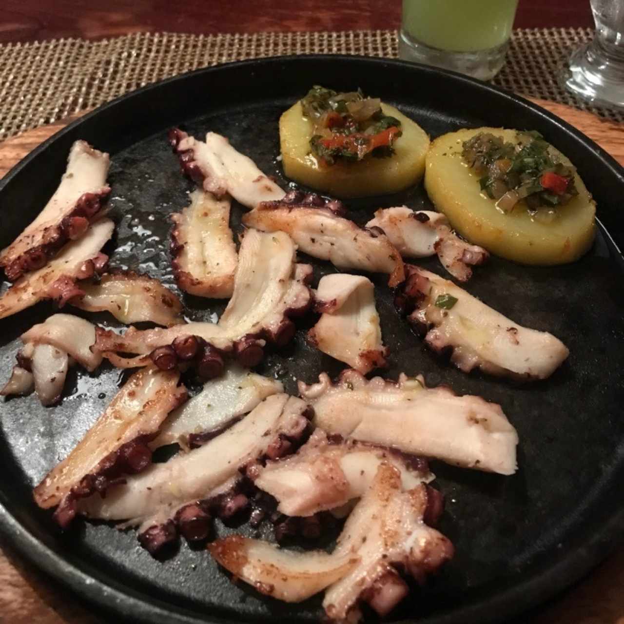 Pulpo al carbón