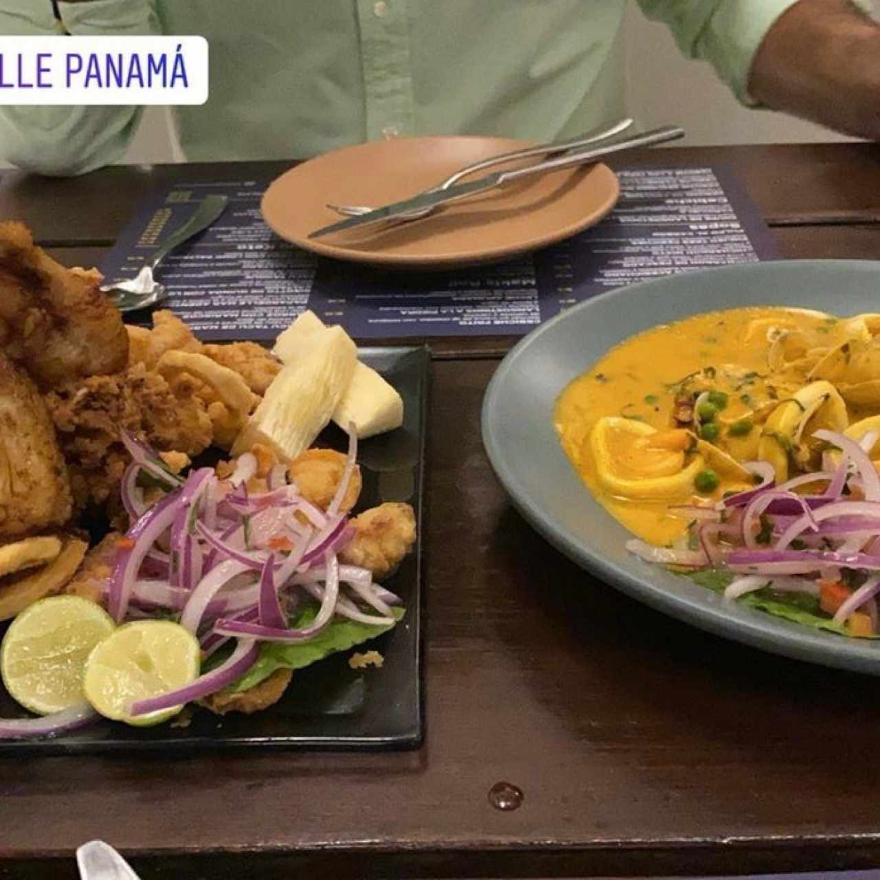 Jalea de Mariscos y Tacu Tacu