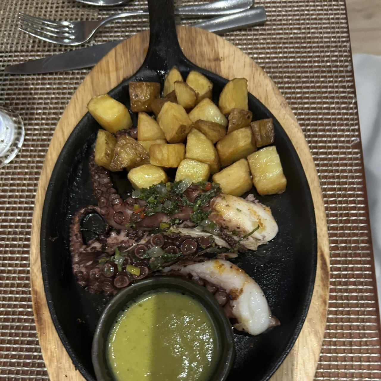 Pulpo a la parrilla