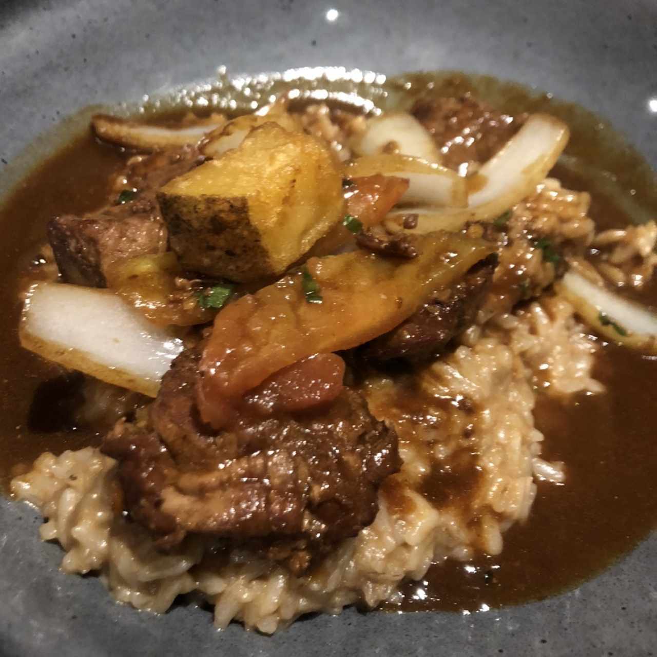 Rissoto de Quinoa con Lomo Saltado