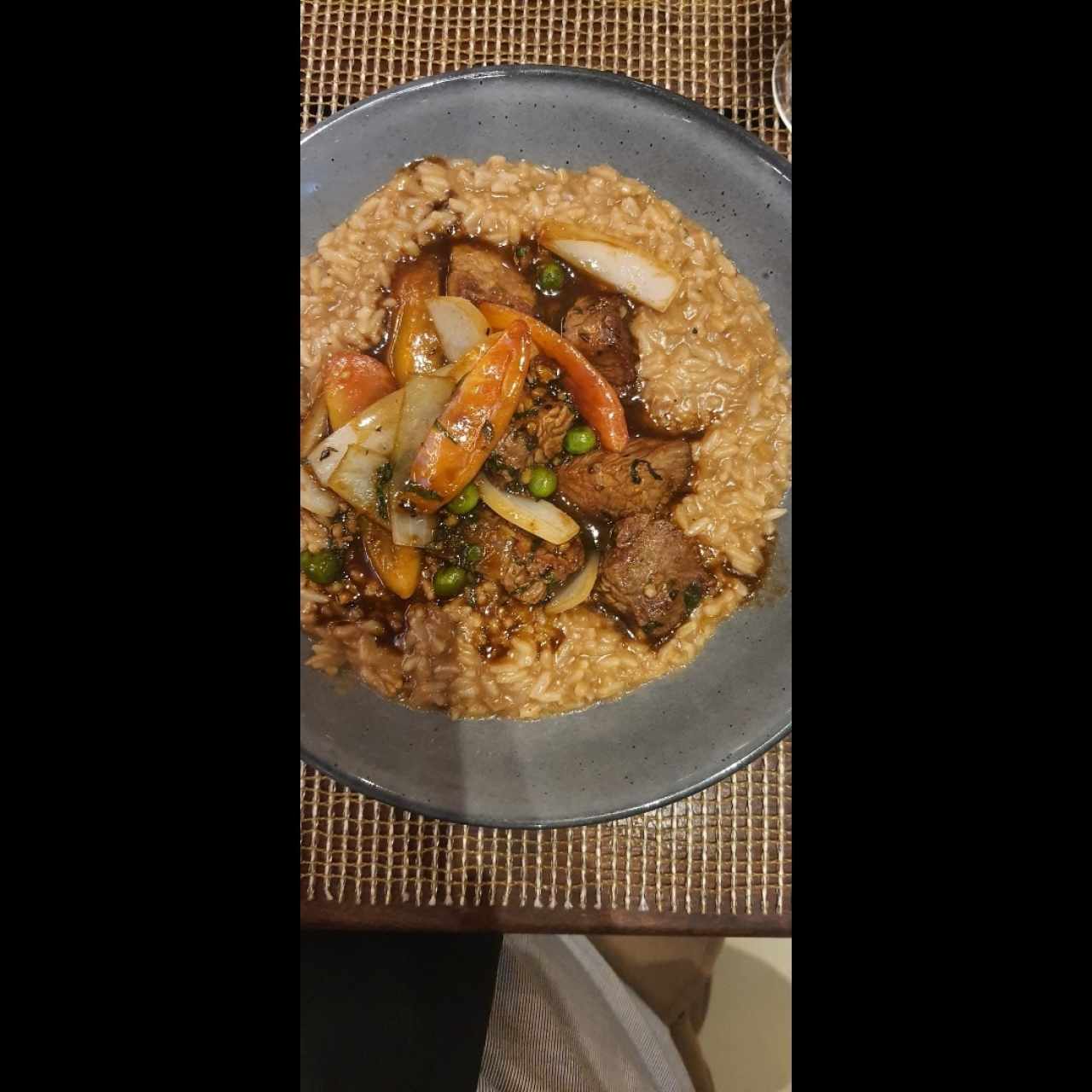 Rissoto de Quinoa con Lomo Saltado