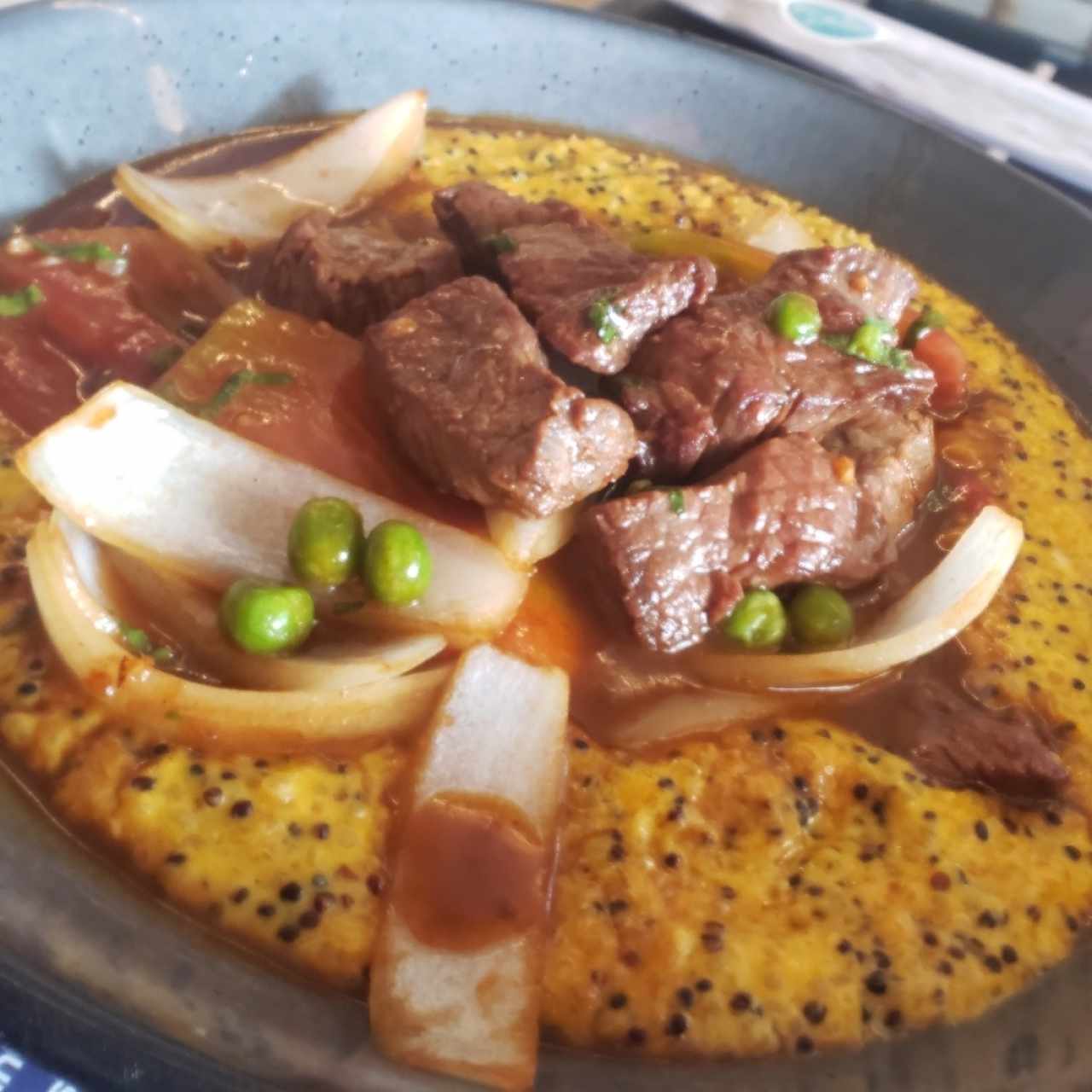 Risotto de Quinoa con Lomo Saltado