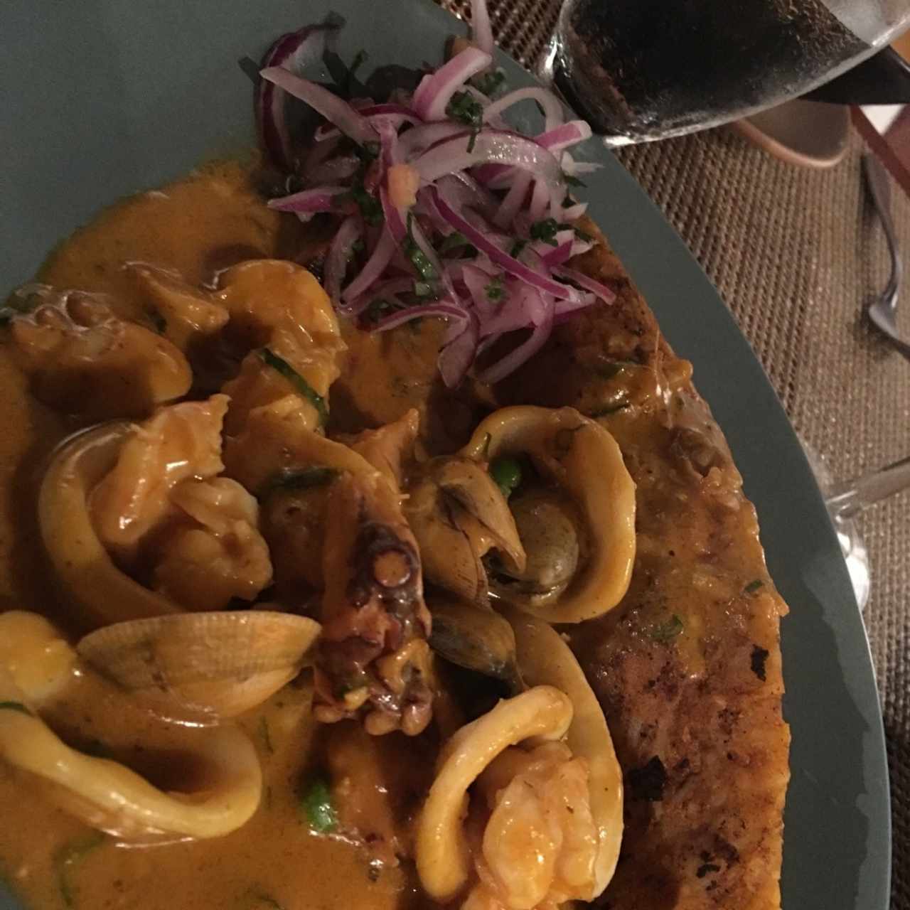 TACU TACU DE MARISCOS