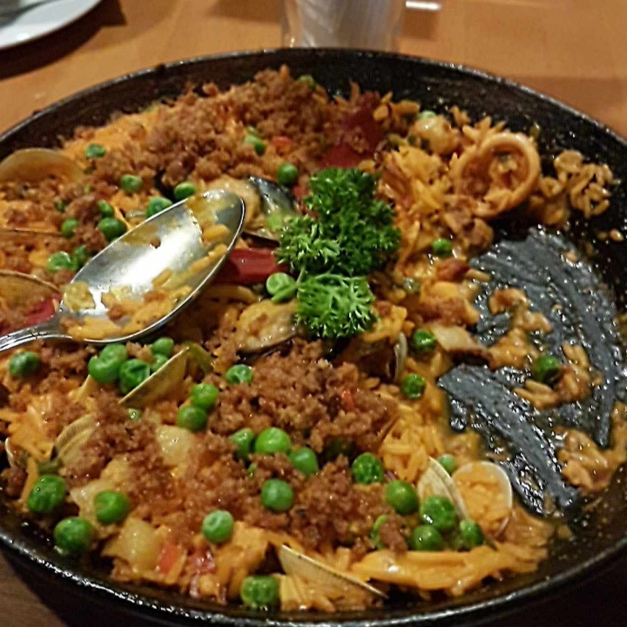 paella de mariscos