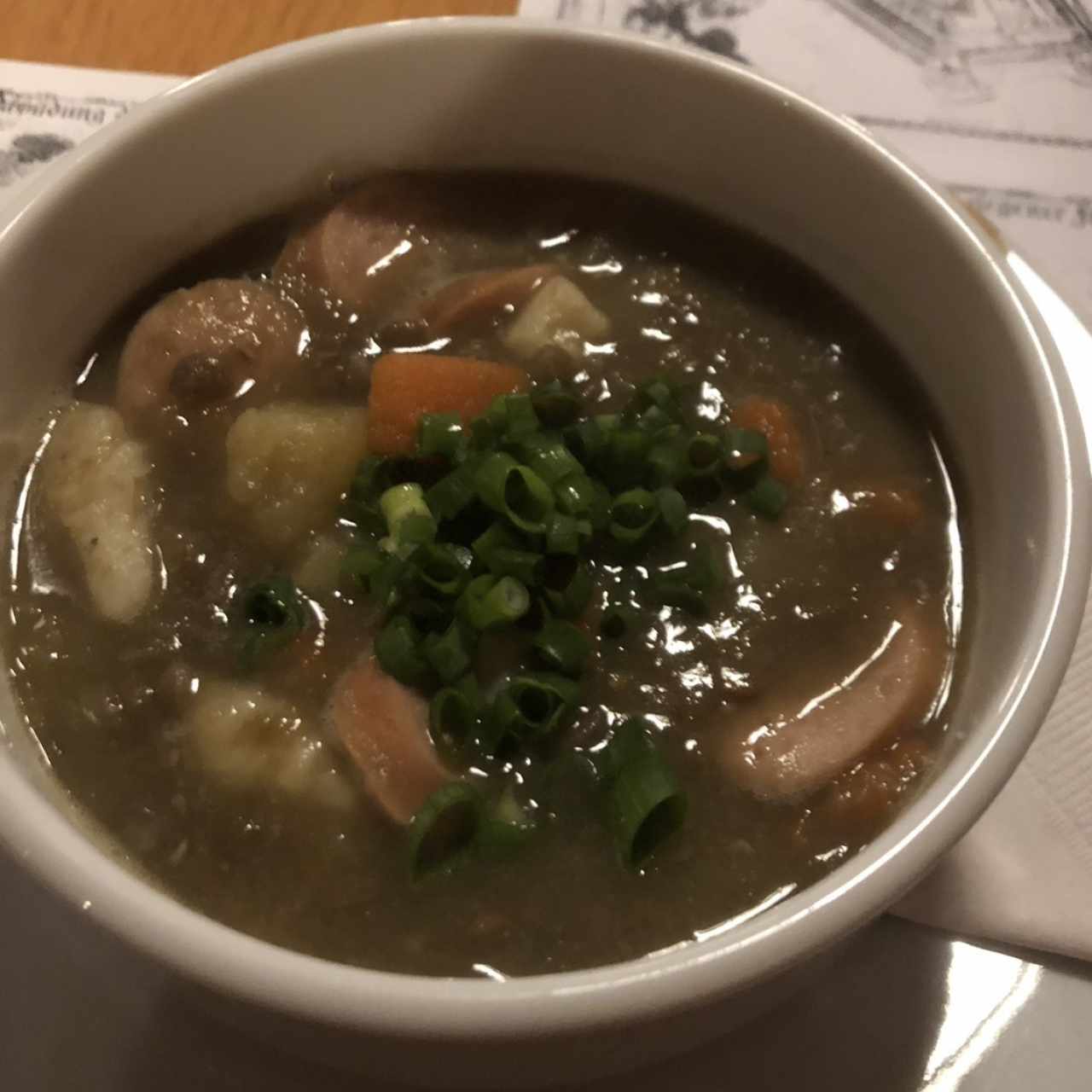 Sopa de lentejas