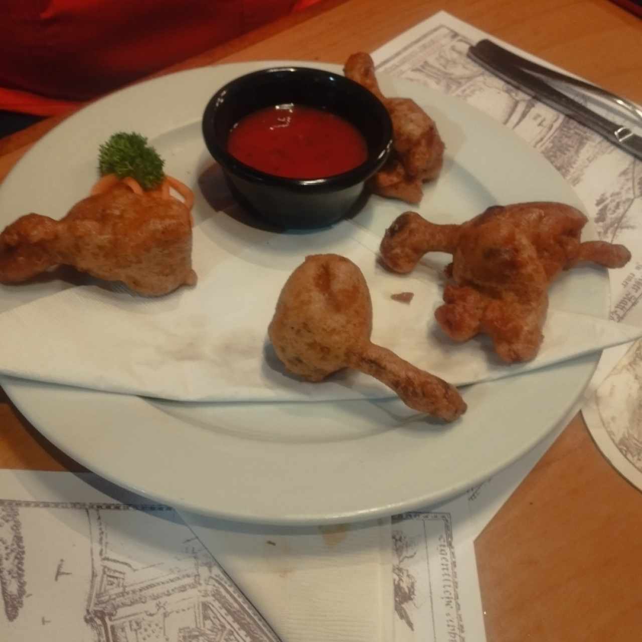 Hahncheflugel-Alitas de Pollo en Tempura de Cerveza