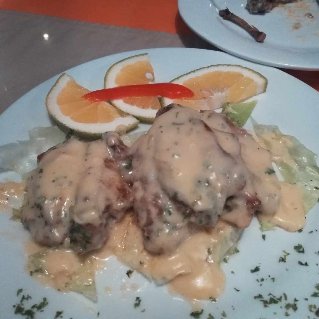 alitas en salsa blanca (entradas de fin de semana)