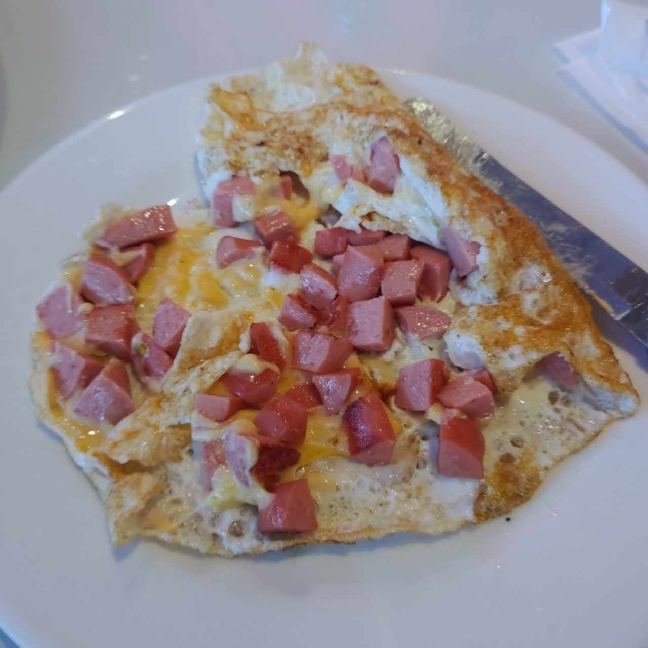 huevos revueltos con chorizos