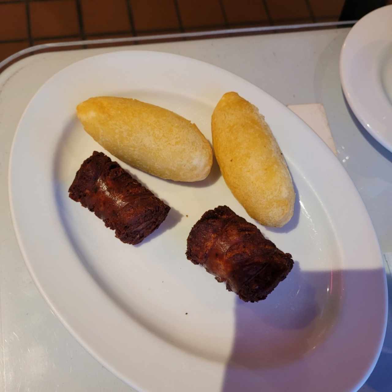 Carimañolas con chorizos 