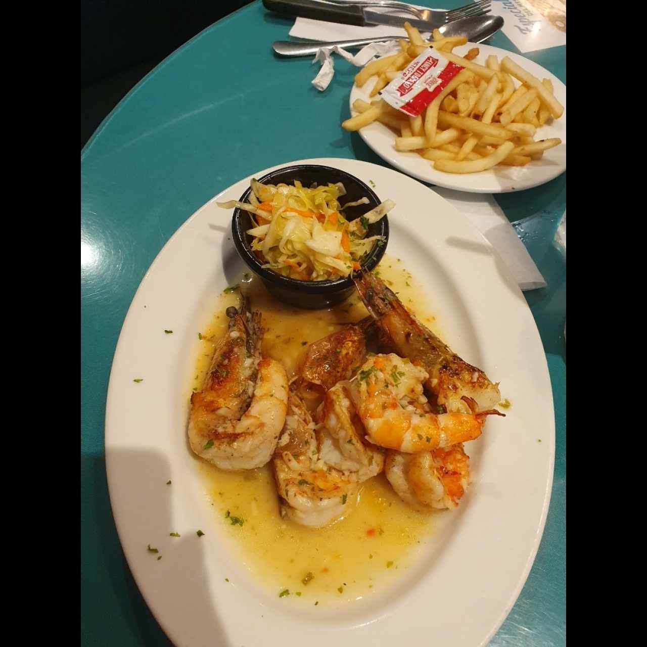 MARISCOS - Langostinos al Ajillo