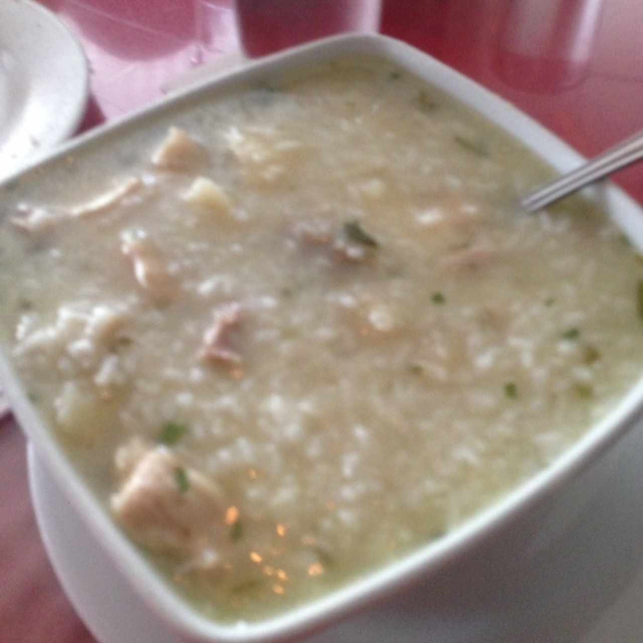 sancocho con arroz de coco