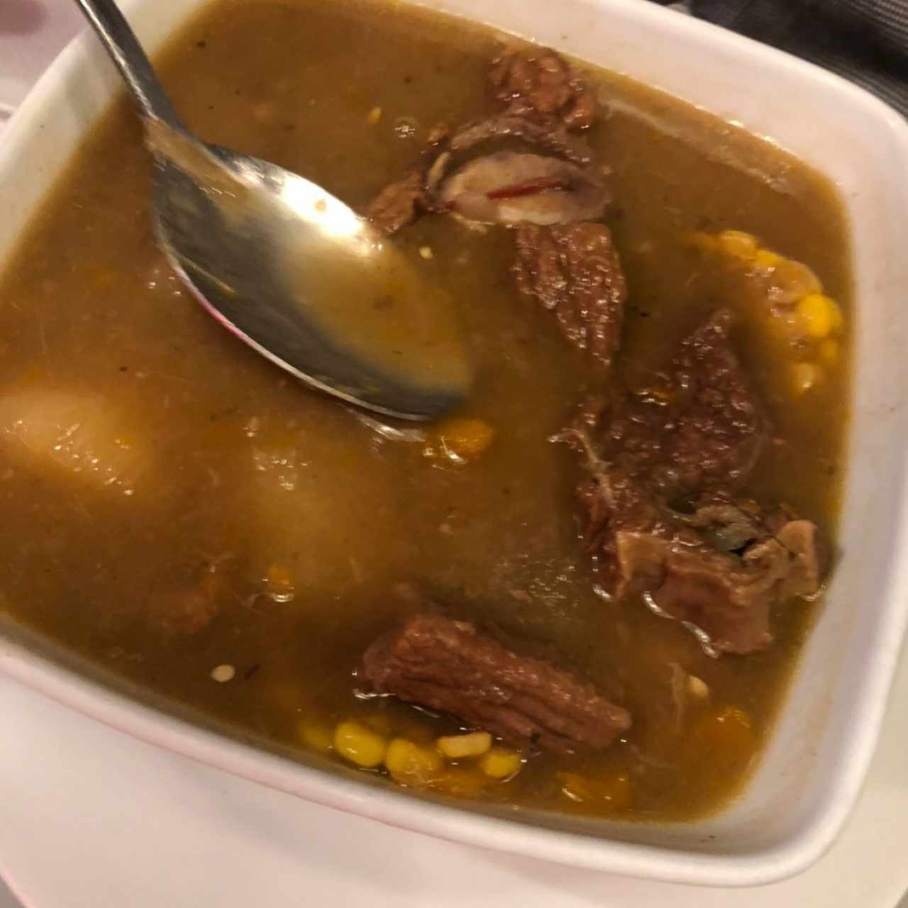 Sopa de Costilla + Arroz blanco