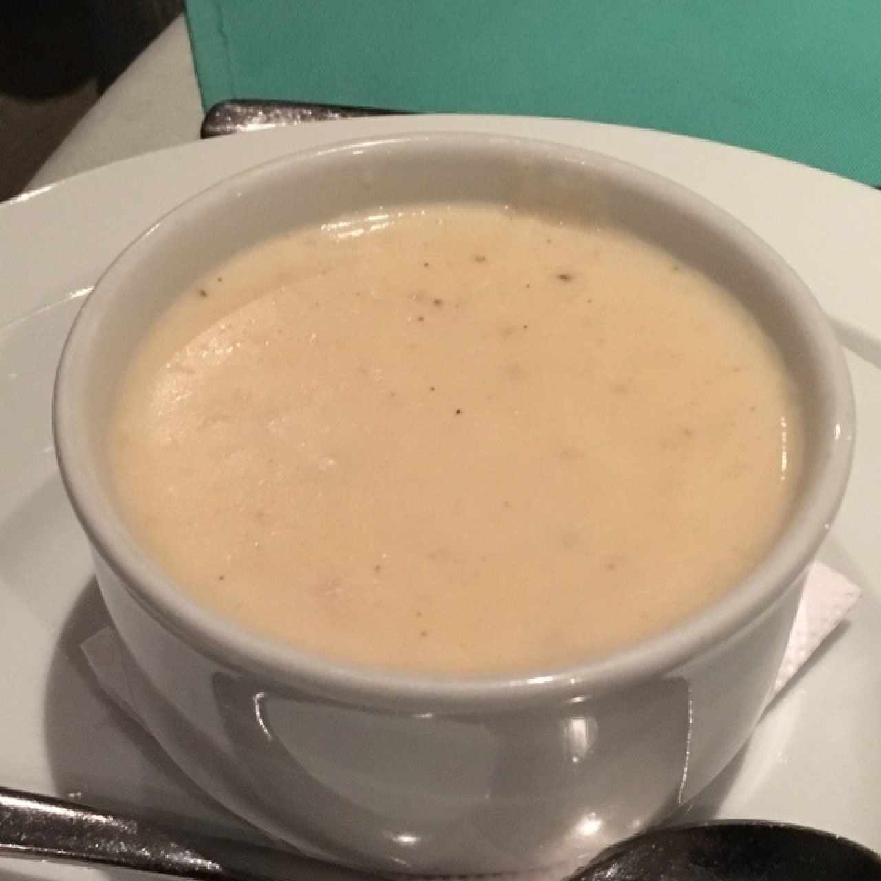 sopa de cangrejo al cognac