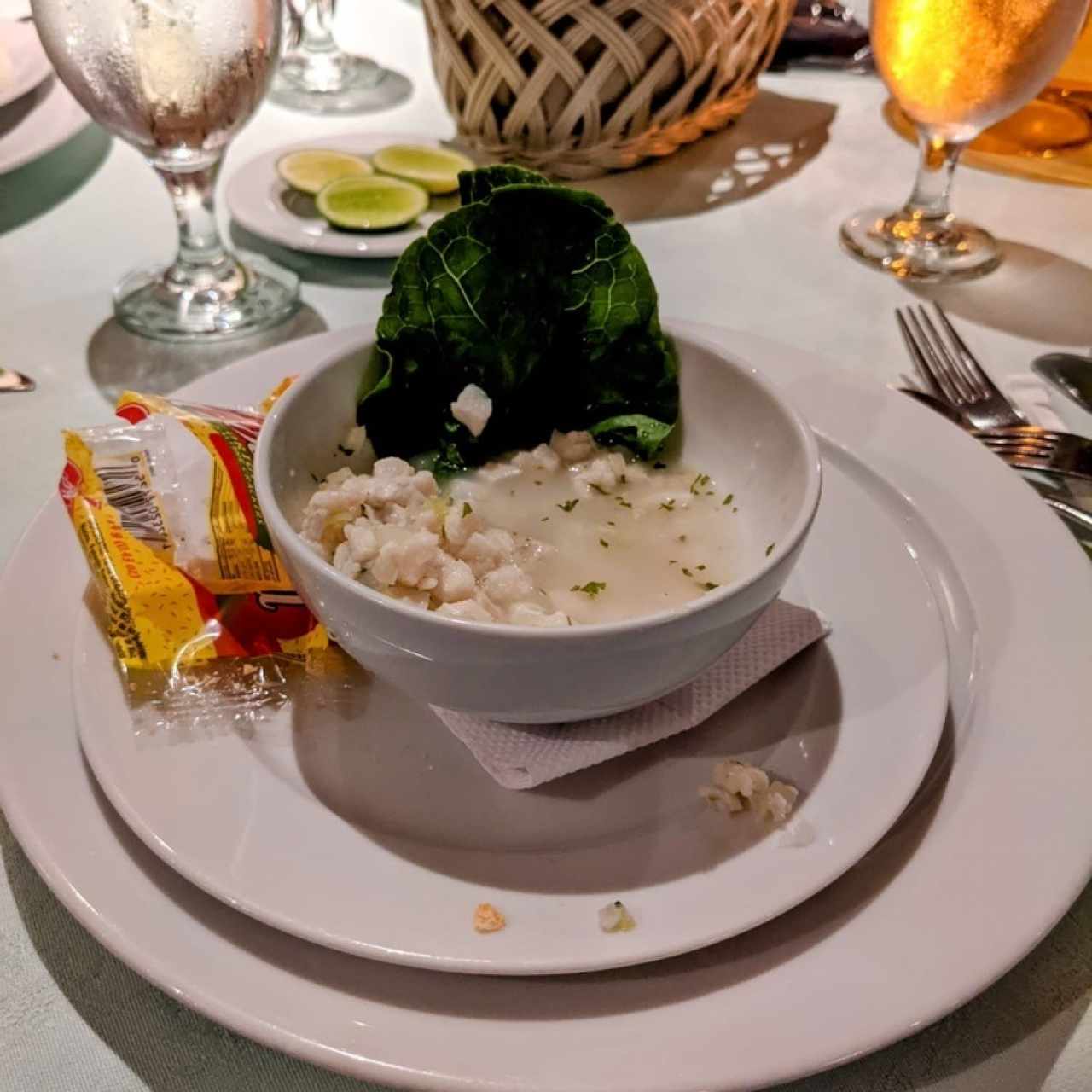 Ceviche de corvina