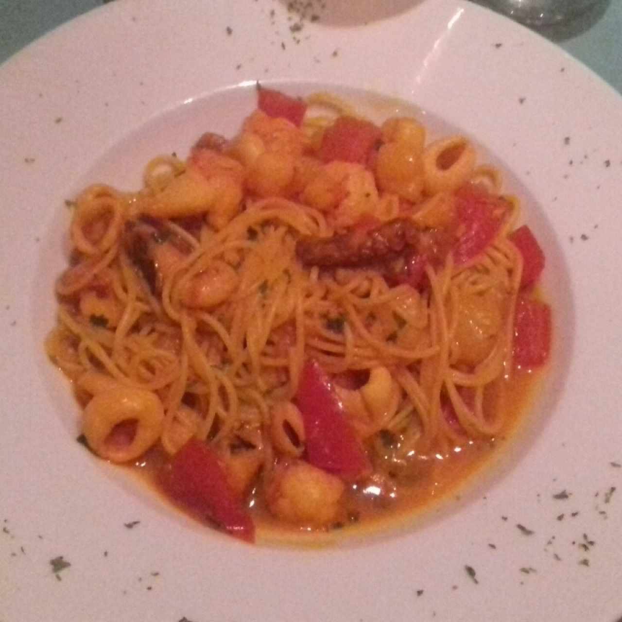 Espaguetti a la marinera