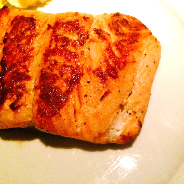 Salmón al grill