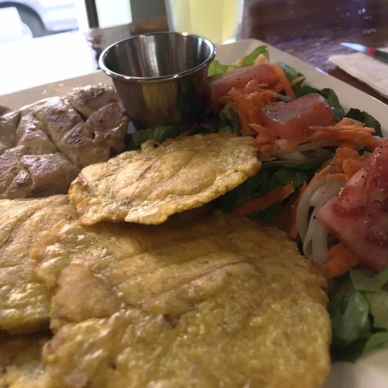 Pollo a la Plancha con Patacones