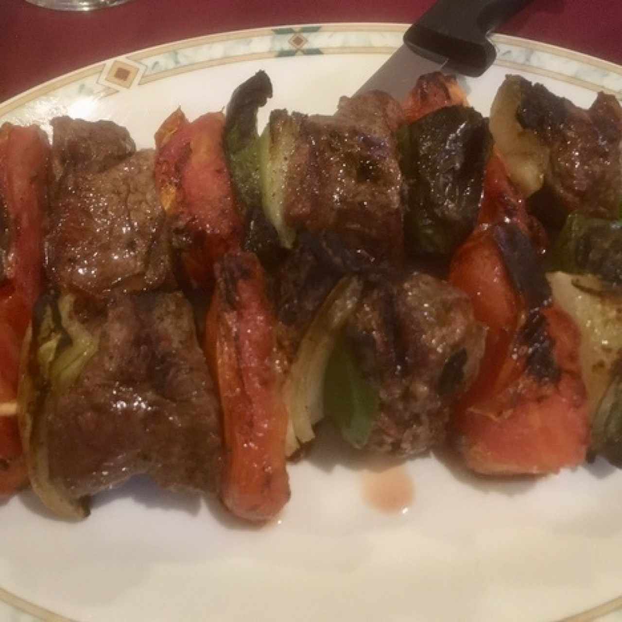 Brocheta de carne