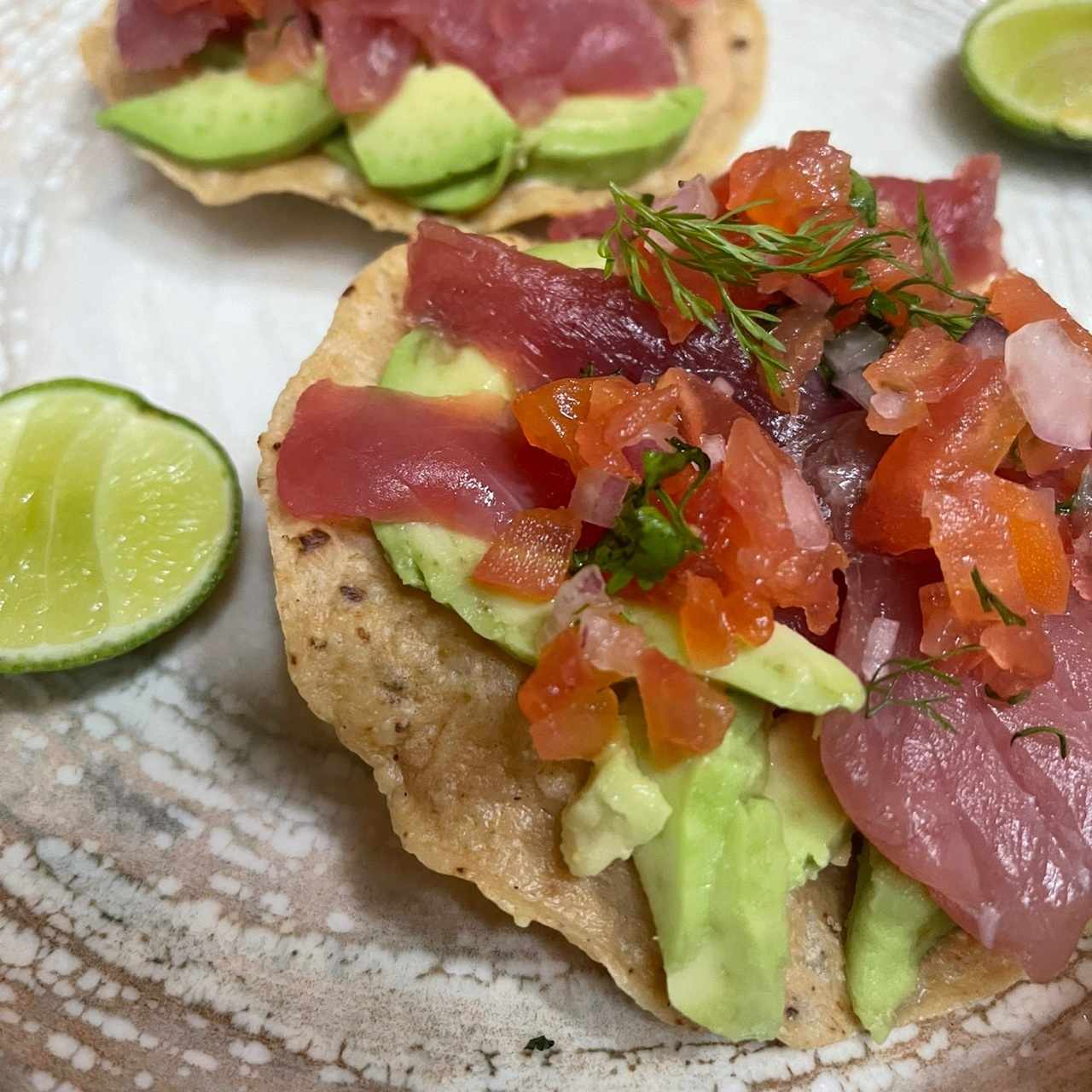 Tostadas de atun