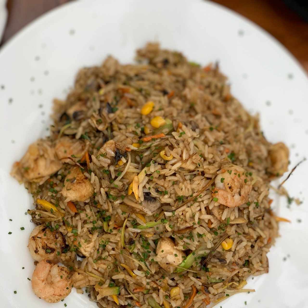 arroz frito wok