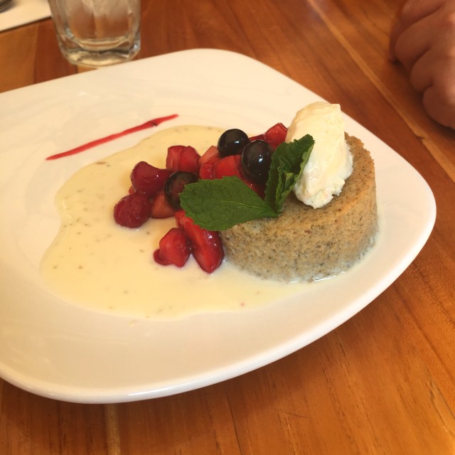Tres leches de té verde
