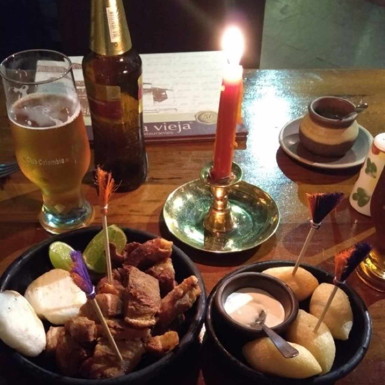 Chicharrones y carimañolas