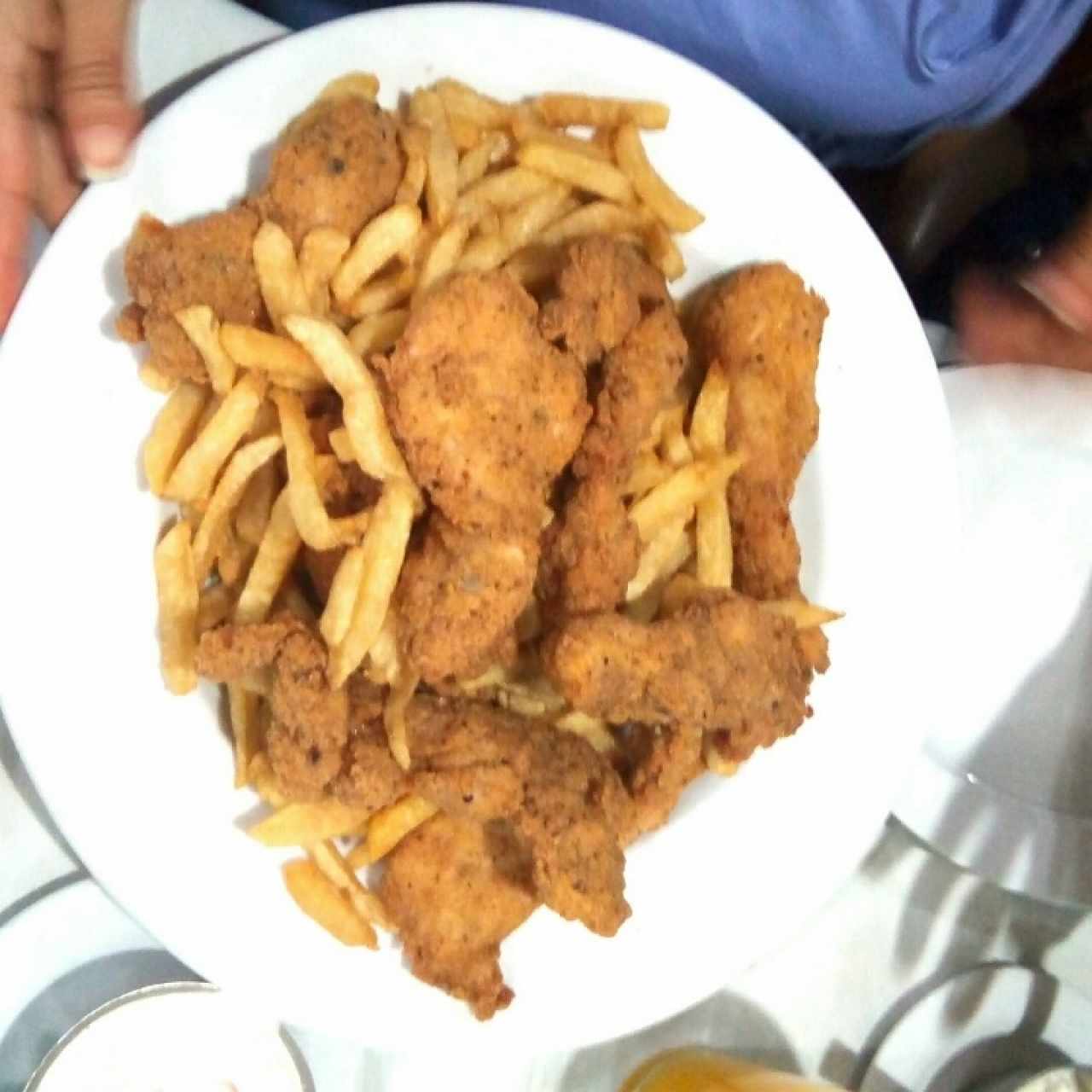 Pollo a la canasta