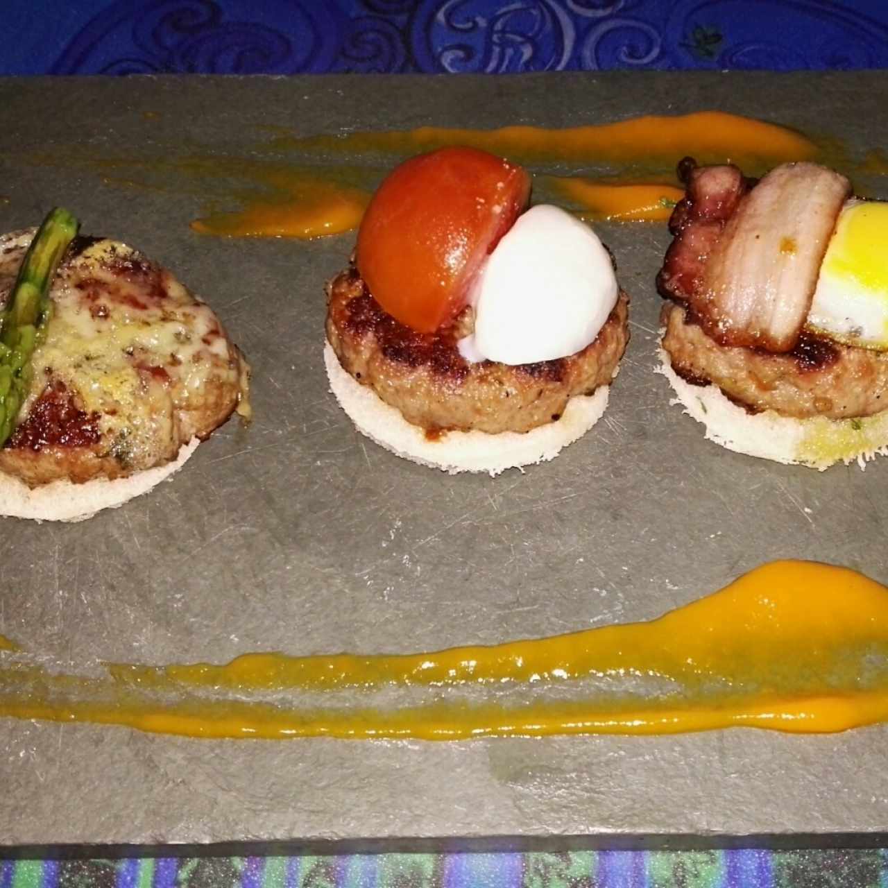 Trio de Hamburguesas