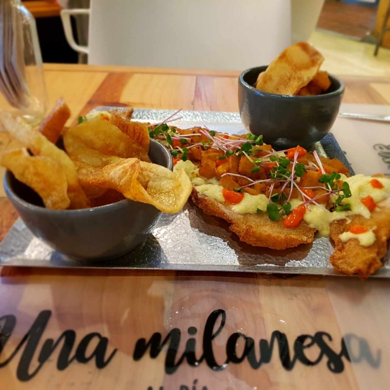 Milanesa Criolla para Dos