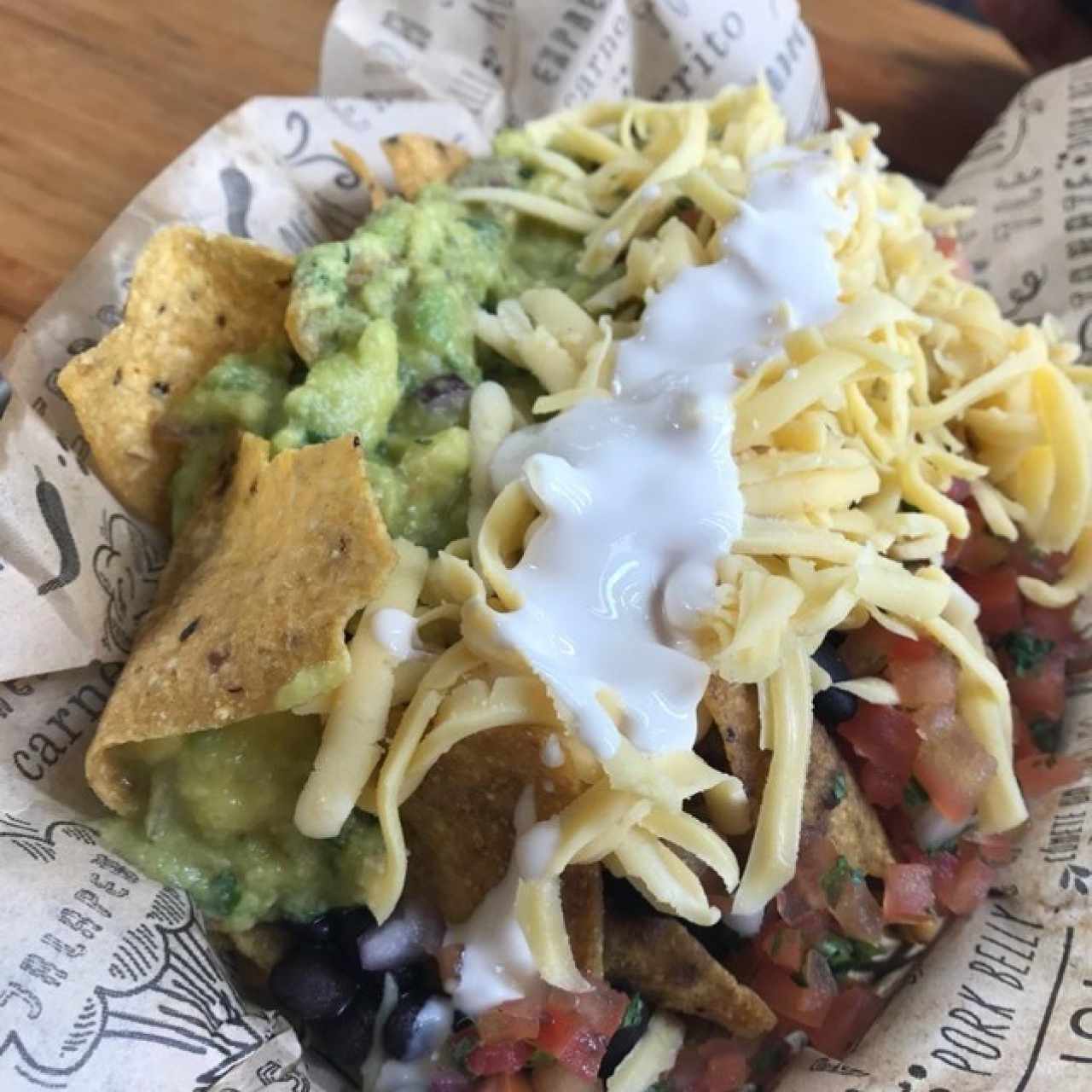 bandeja de nachos 
