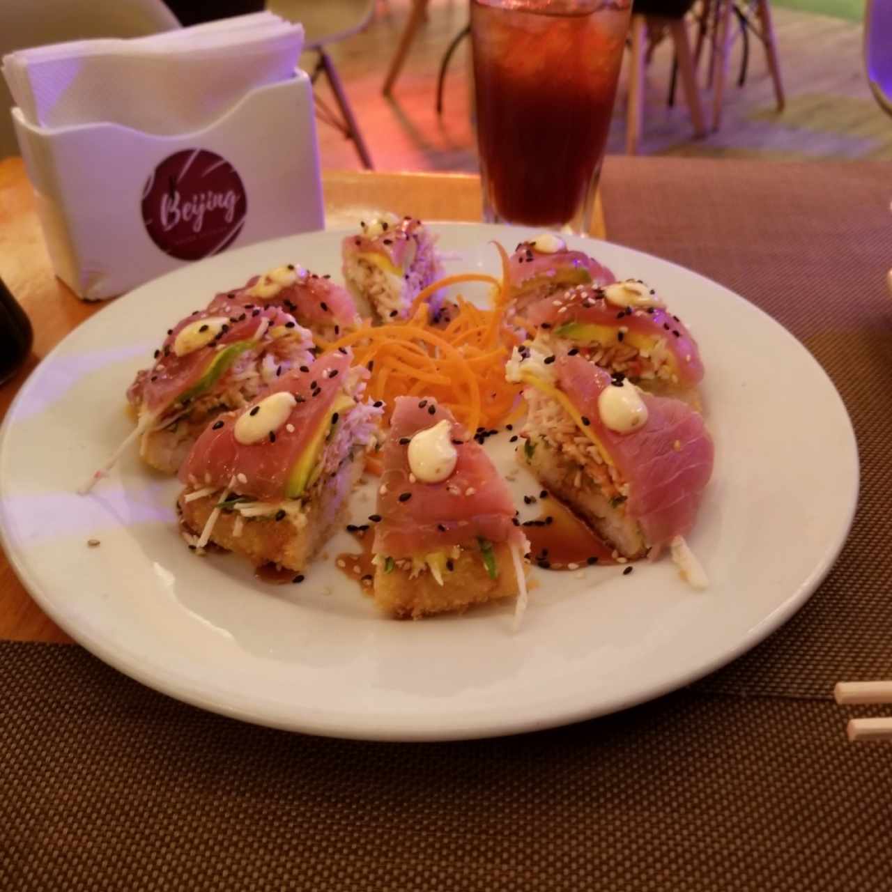 Sushi Pizza de Atún
