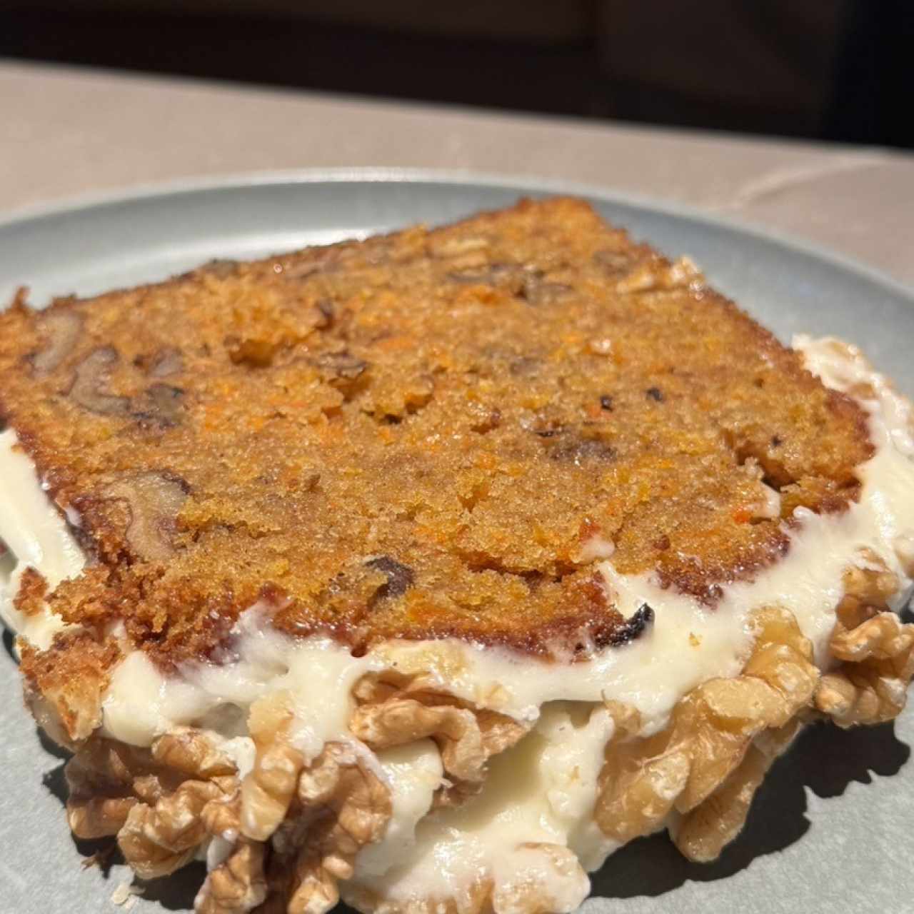 Torta de zanahoria con nueces 