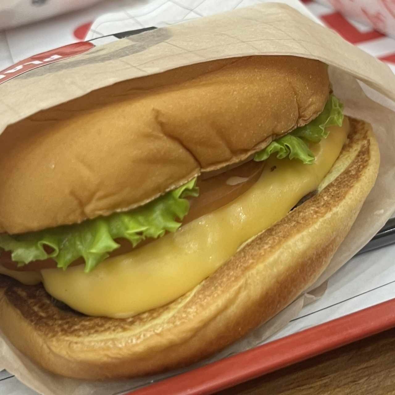 Hamburguesa Plan B, con queso 