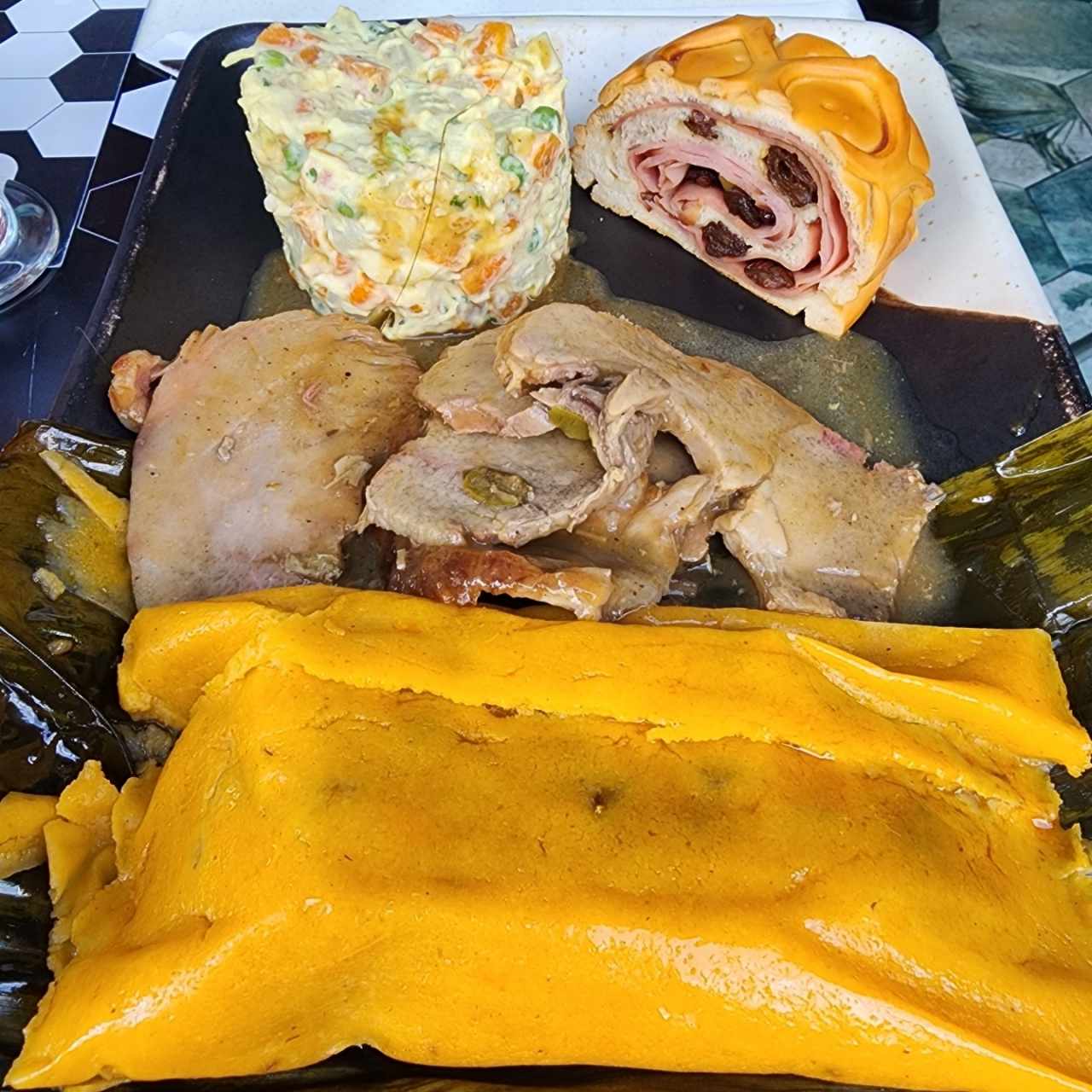 Plato navideño