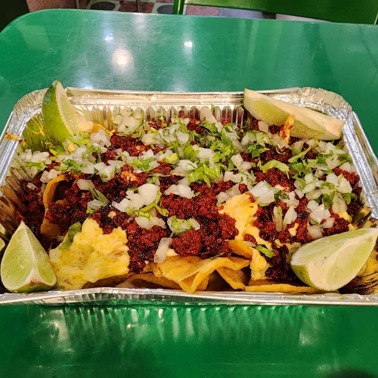 Totopos de chorizo