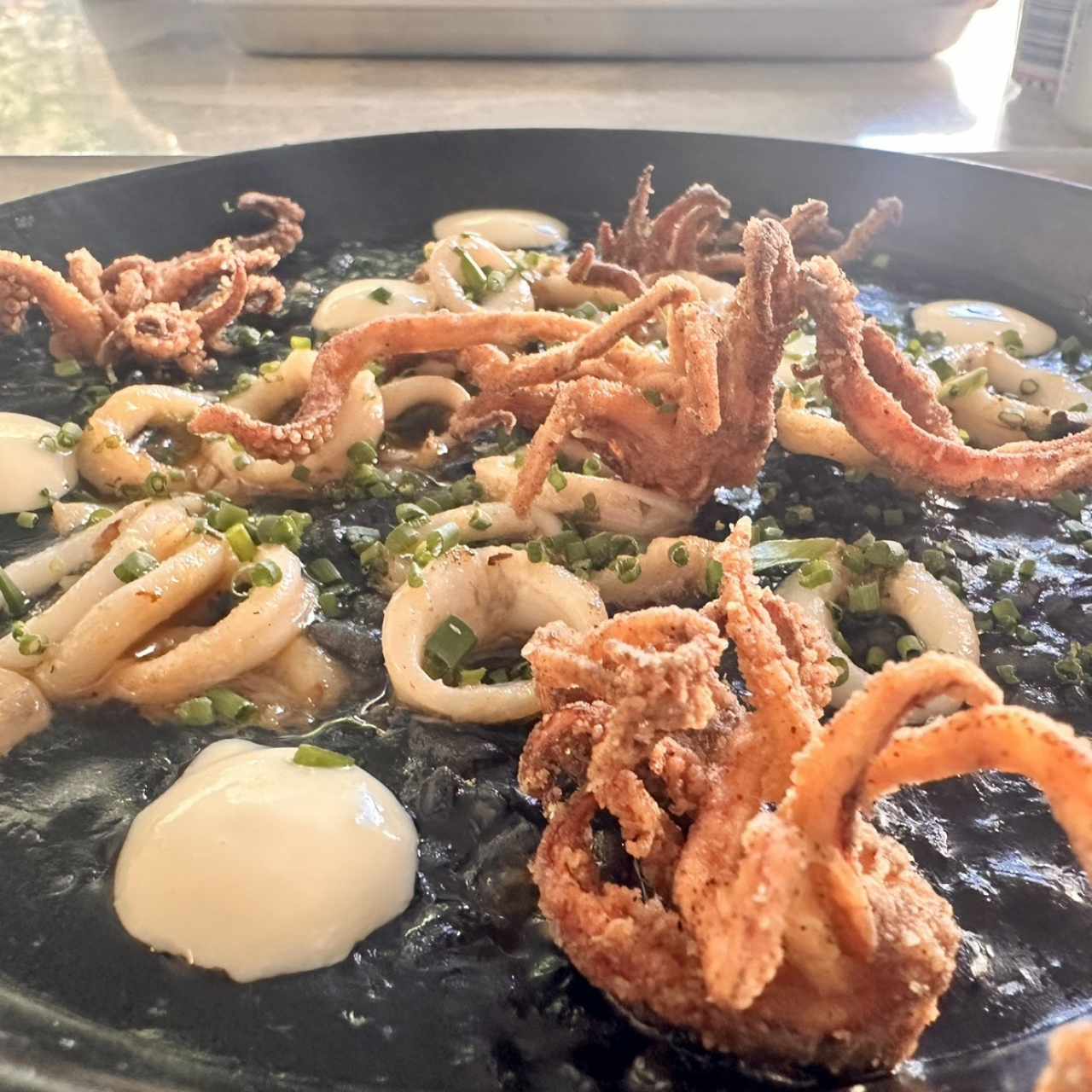 Risotto de calamares