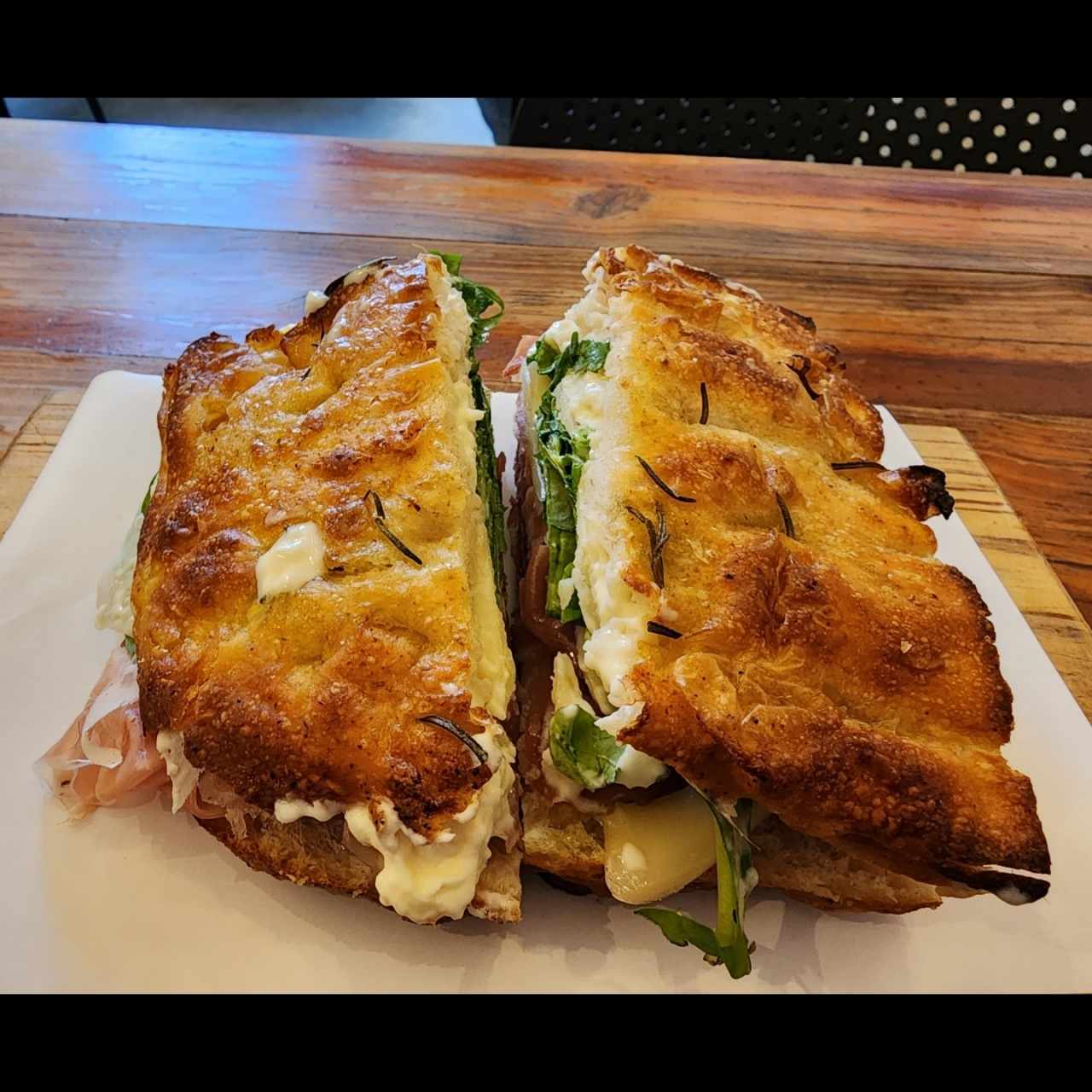 Focaccia prosciutto di Parma