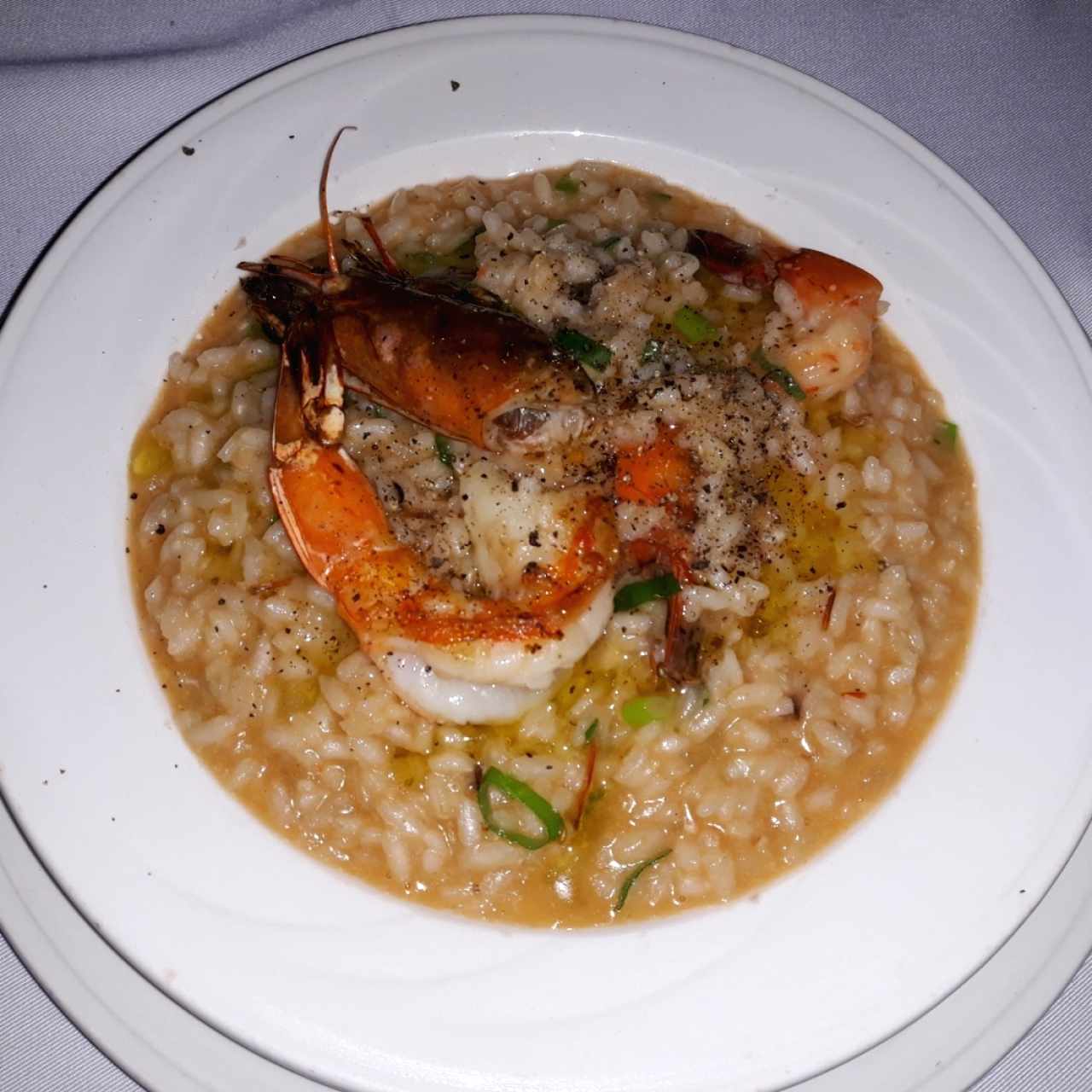 Risotto de langostinos 