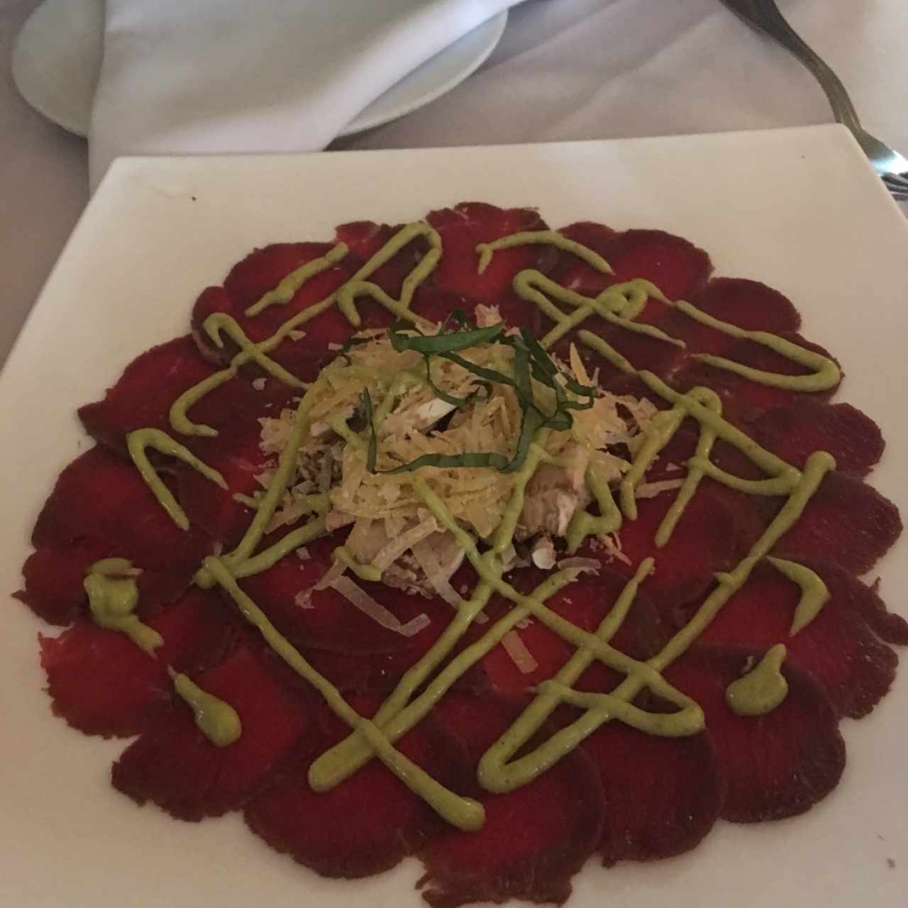 Carpaccio de lomito!