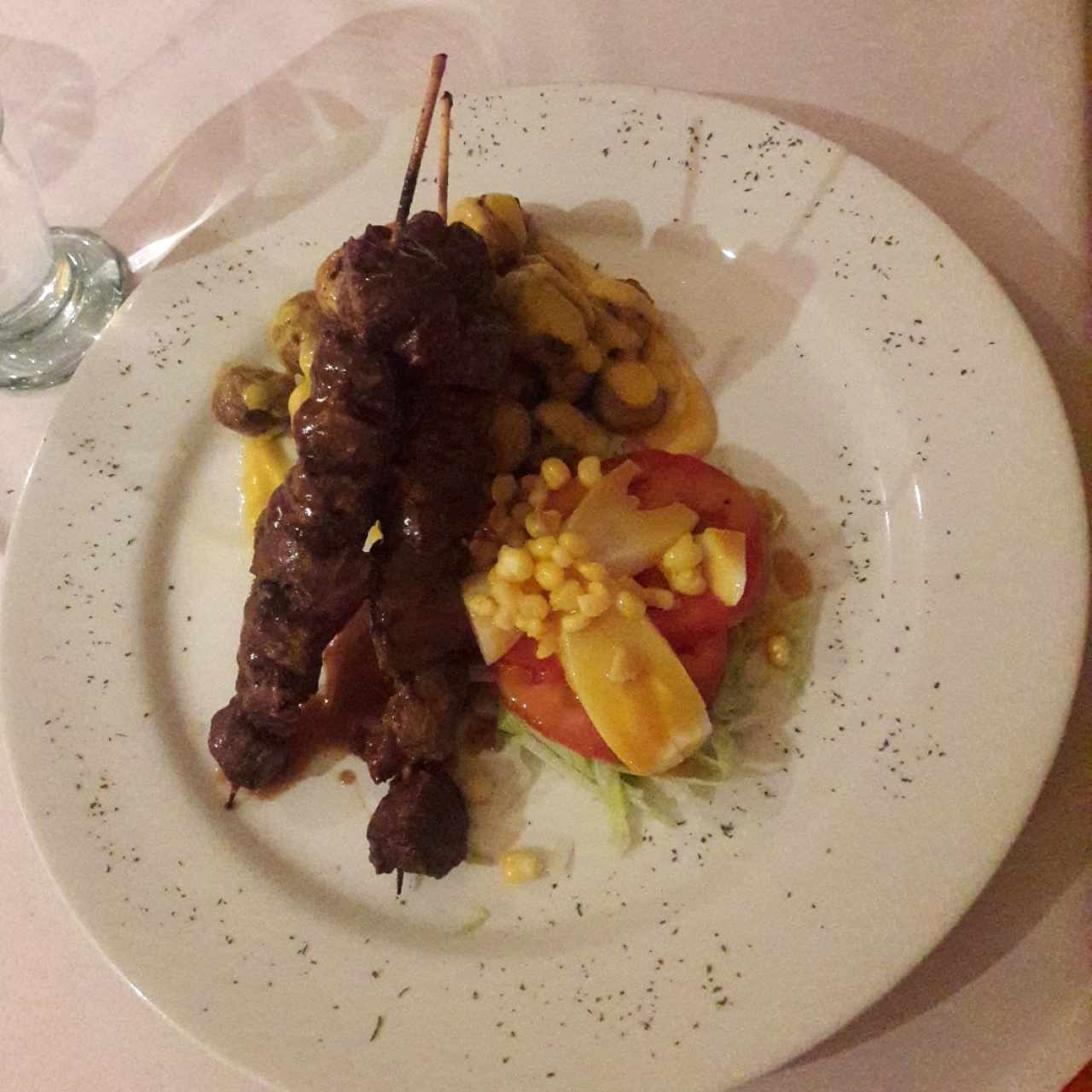 Anticucho de lomito 